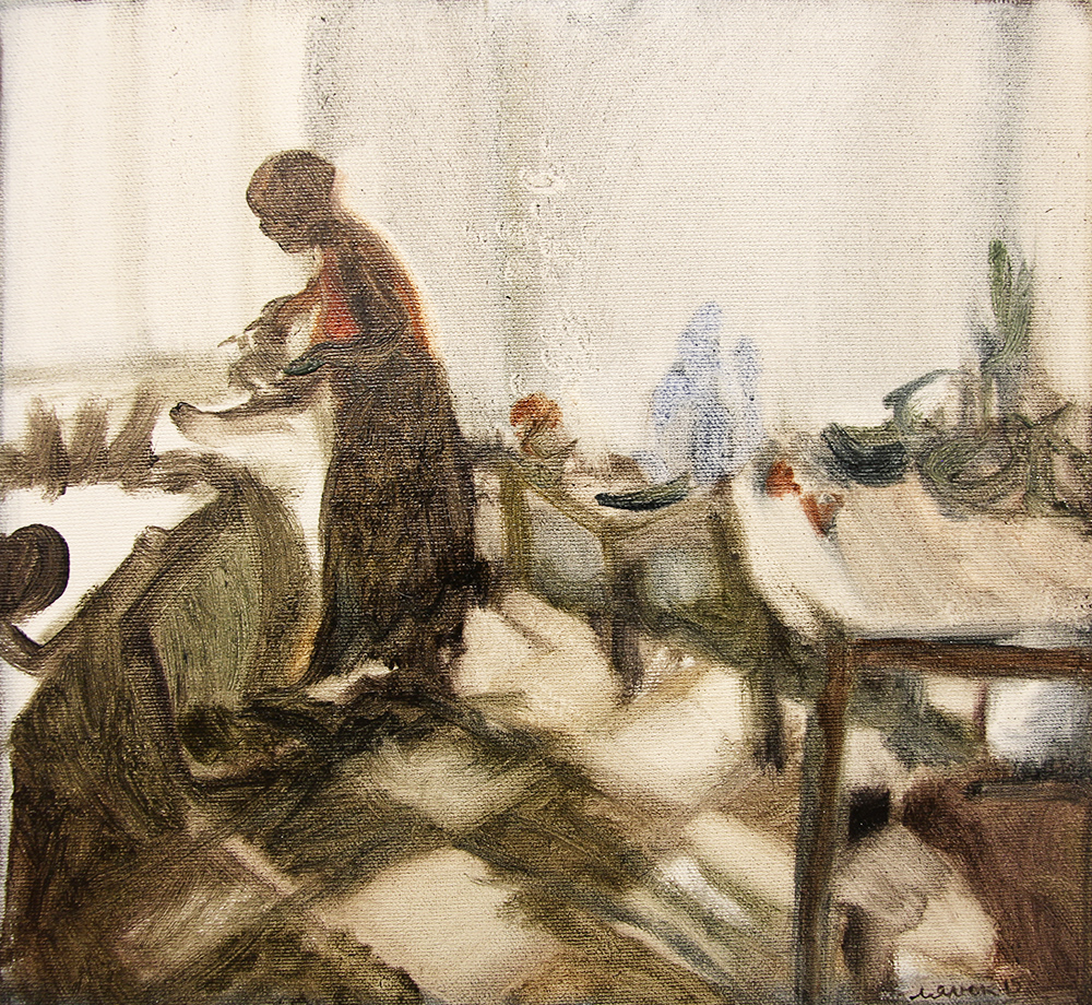 «На кухні» із серії «Made in Kiev». 2015. Полотно, олія